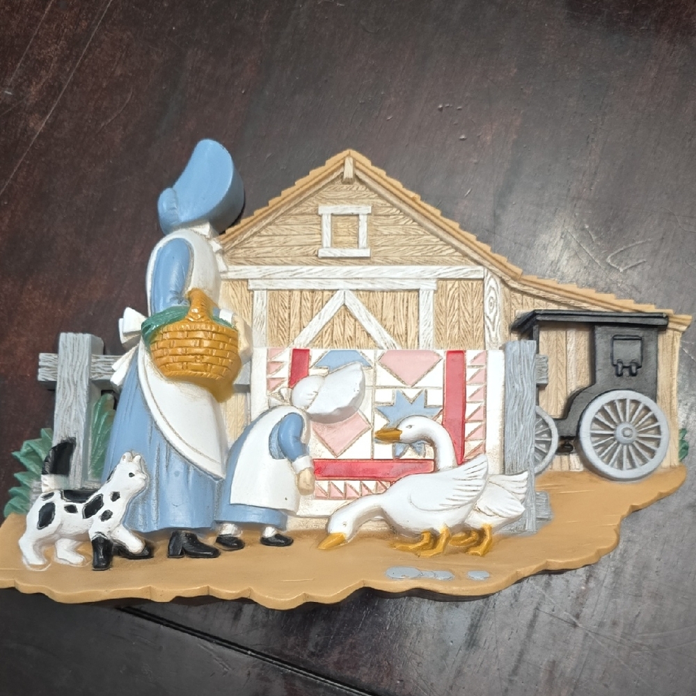 Amish Farmhouse Wall Decor with Animals